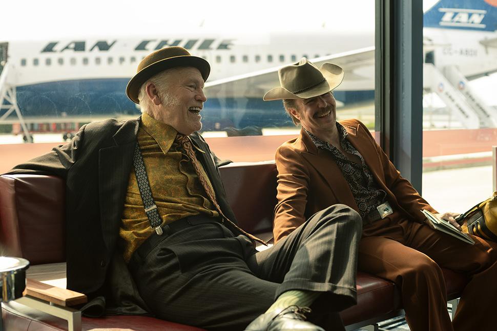 Wild horse nine film review picture featuring John Malkovich and Sam Rockwell